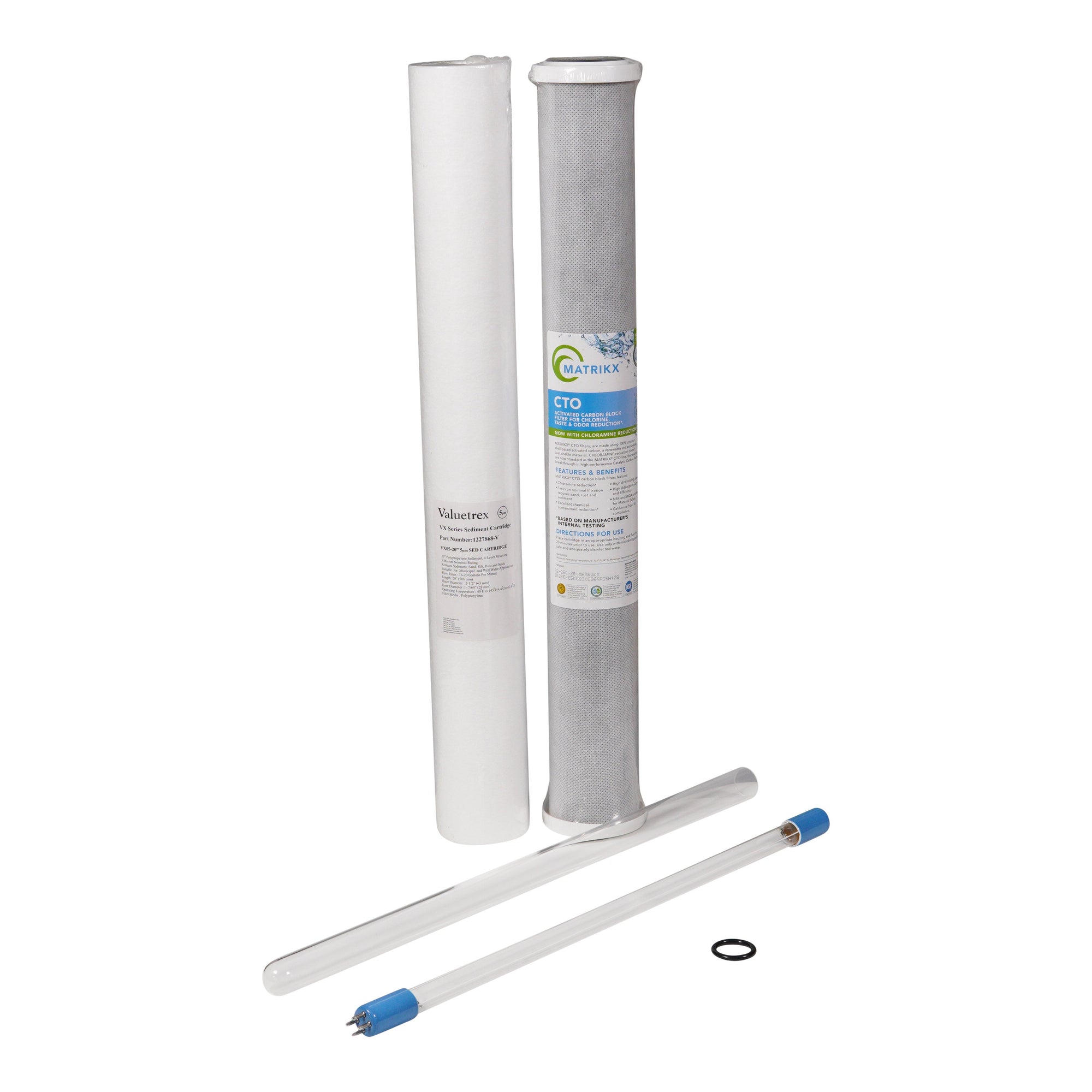 UV Dynamics MR320E-TP2S/220 Lamp, Filters and Sleeve Bundle 