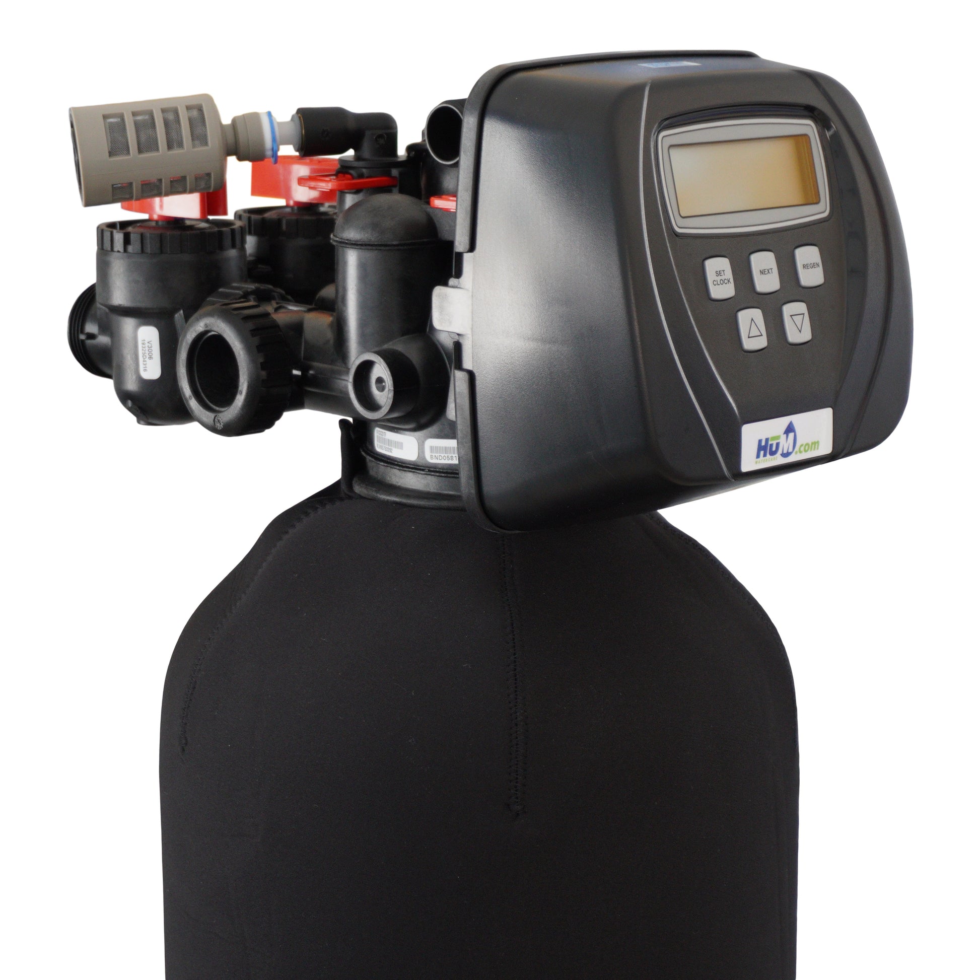 HUM Chemical Free FOK Iron/Sulphur Filter 1.5 Cube Valve Front Side