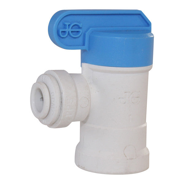 John Guest 1/4" S/O Valve - #PPSV500822W Free Shipping