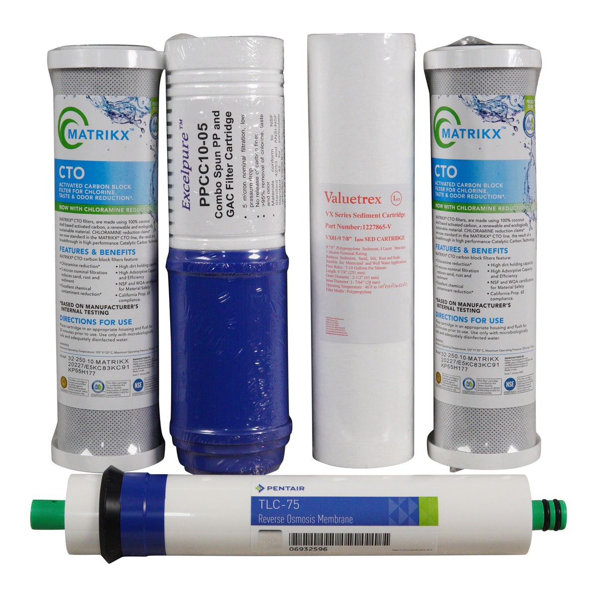 R/O Combo Pack for Vectapure II with 75 gpd Membrane| Free Ship