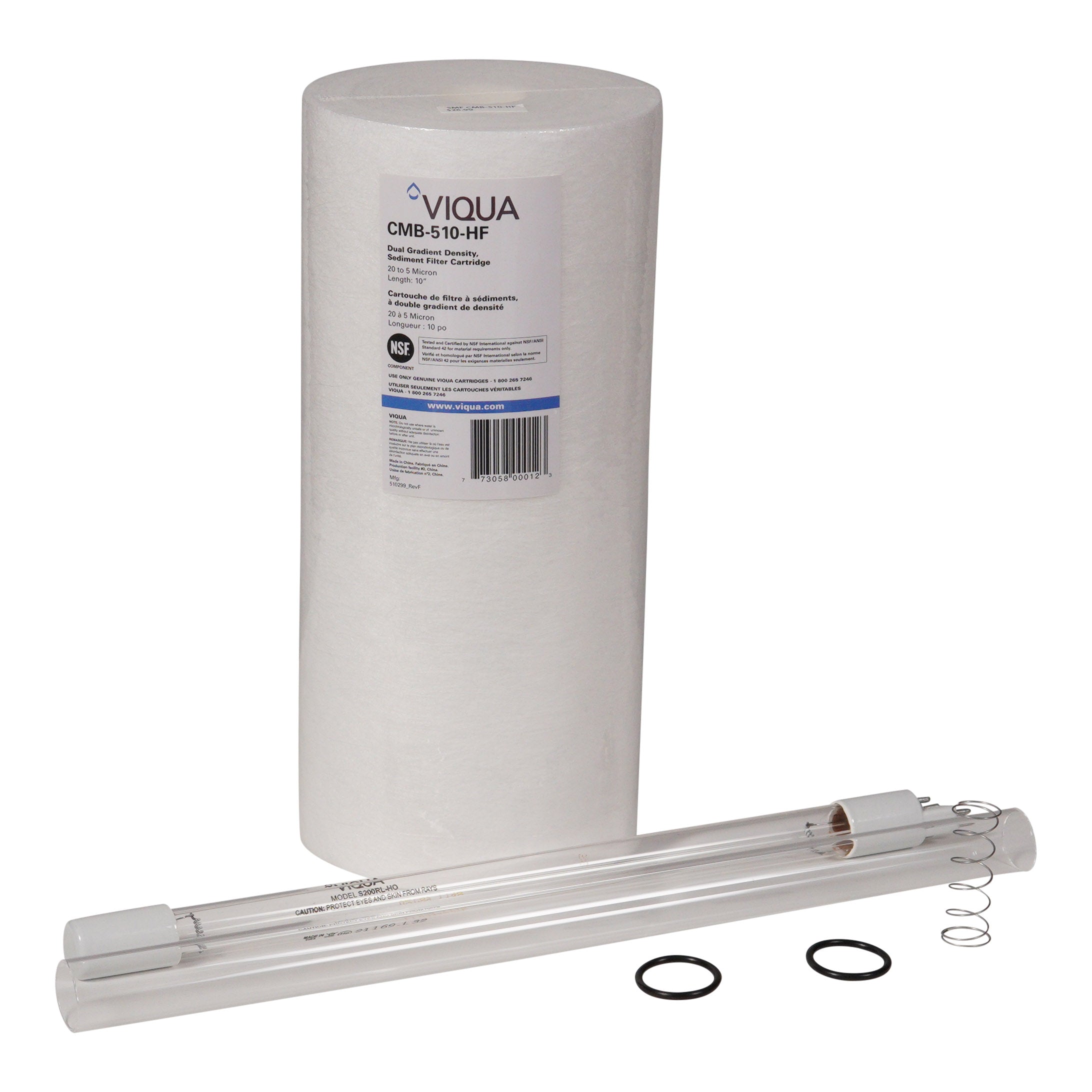 Viqua VH200-F10 Replacement UV Lamp, Sleeve and Filter Auto renew