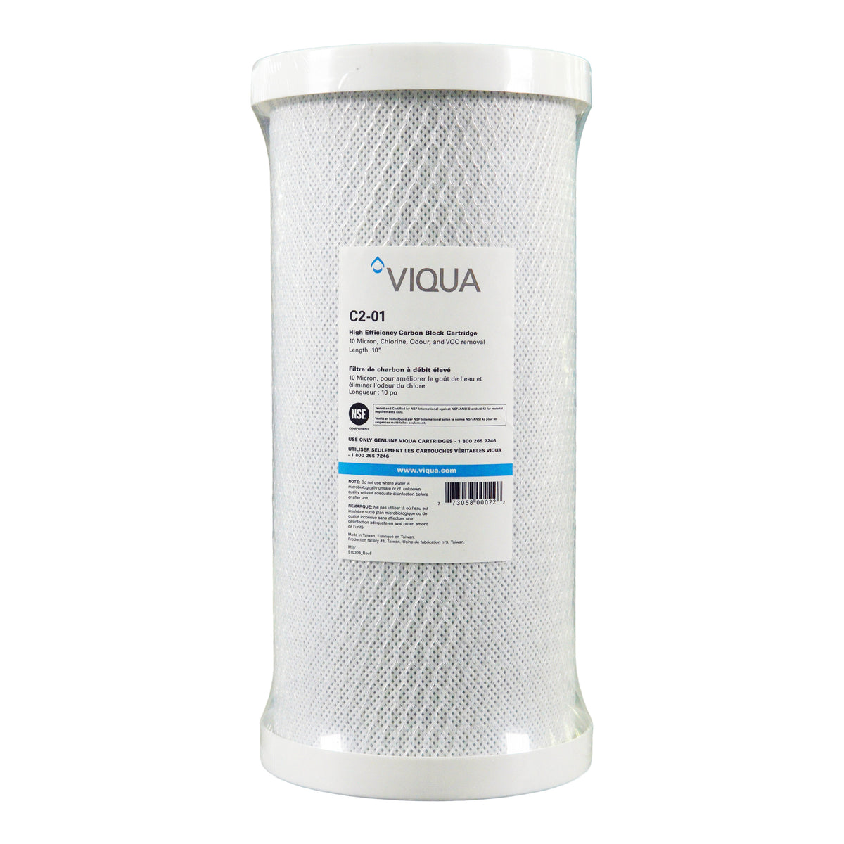 Viqua 10&quot; BB 10 M Modified Carbon Block Water Filter C2-01 