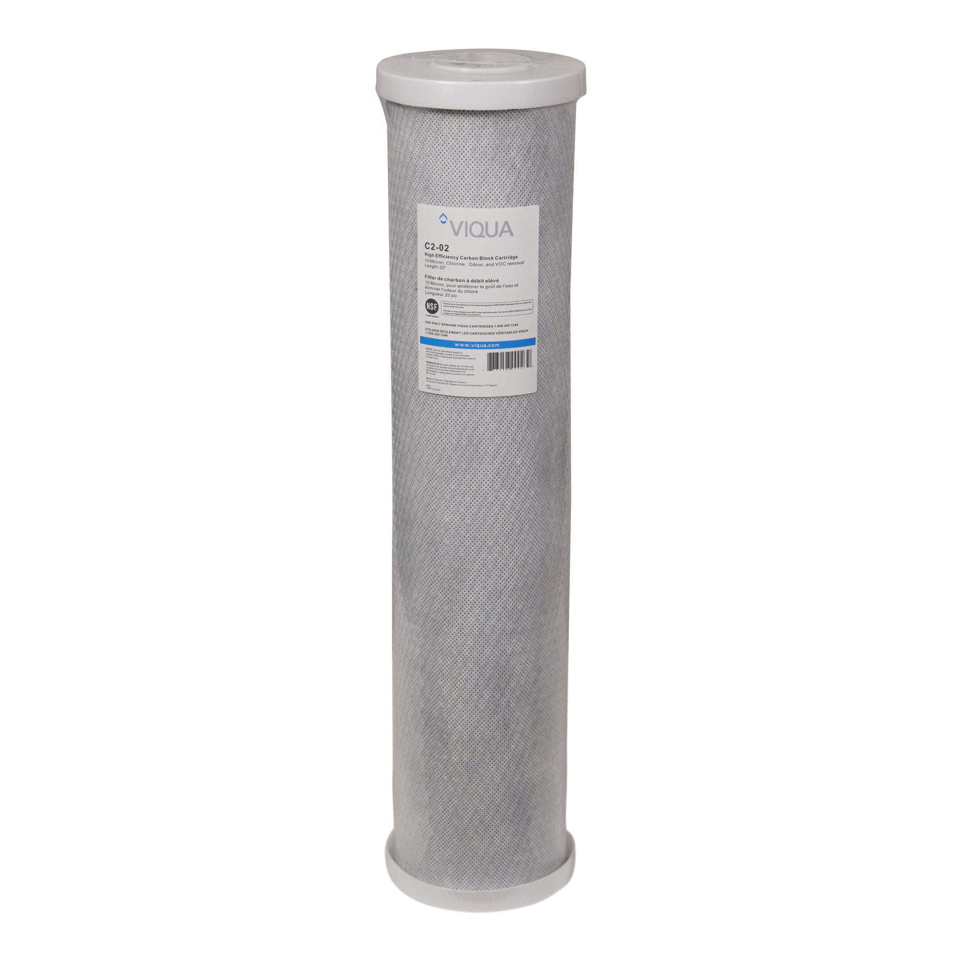 Viqua 20" BB Modified 10M Carbon Block Water Filter C2-02 