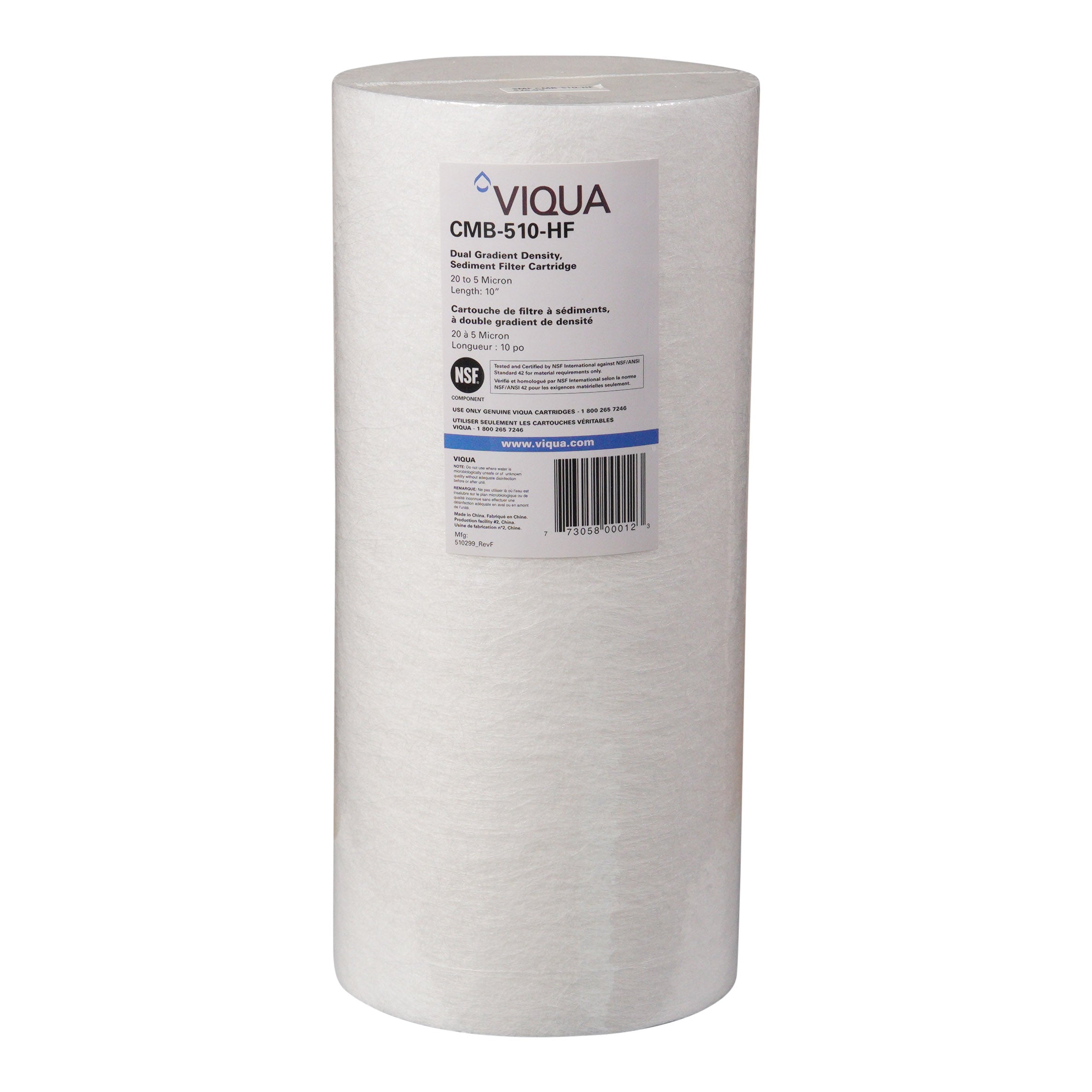 Viqua 5 Micron Pre-Sediment Filter CMB-510-HF for IHS12-D4