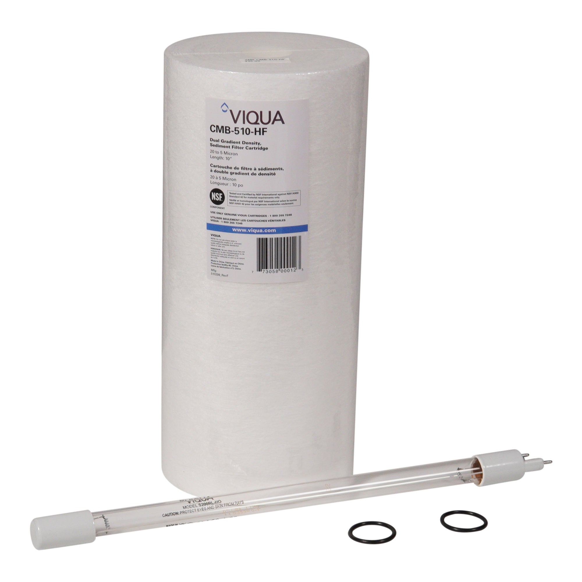 Viqua VH200-F10 Genuine Replacement UV Lamp and Filter 