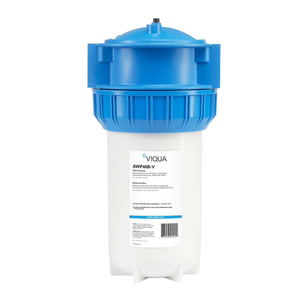 Viqua 10" BB Filter Housing Part #AWP40B-V