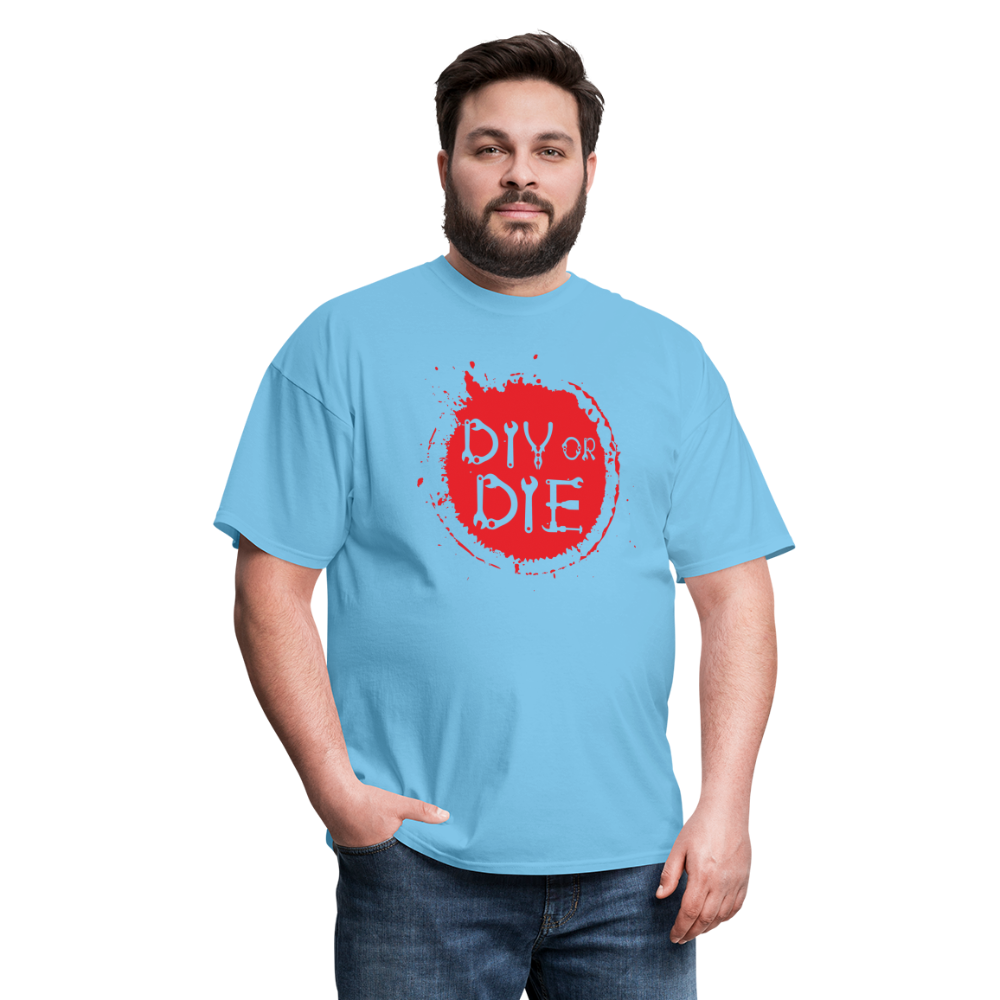 Unisex DIY or Die T Shirt - aquatic blue